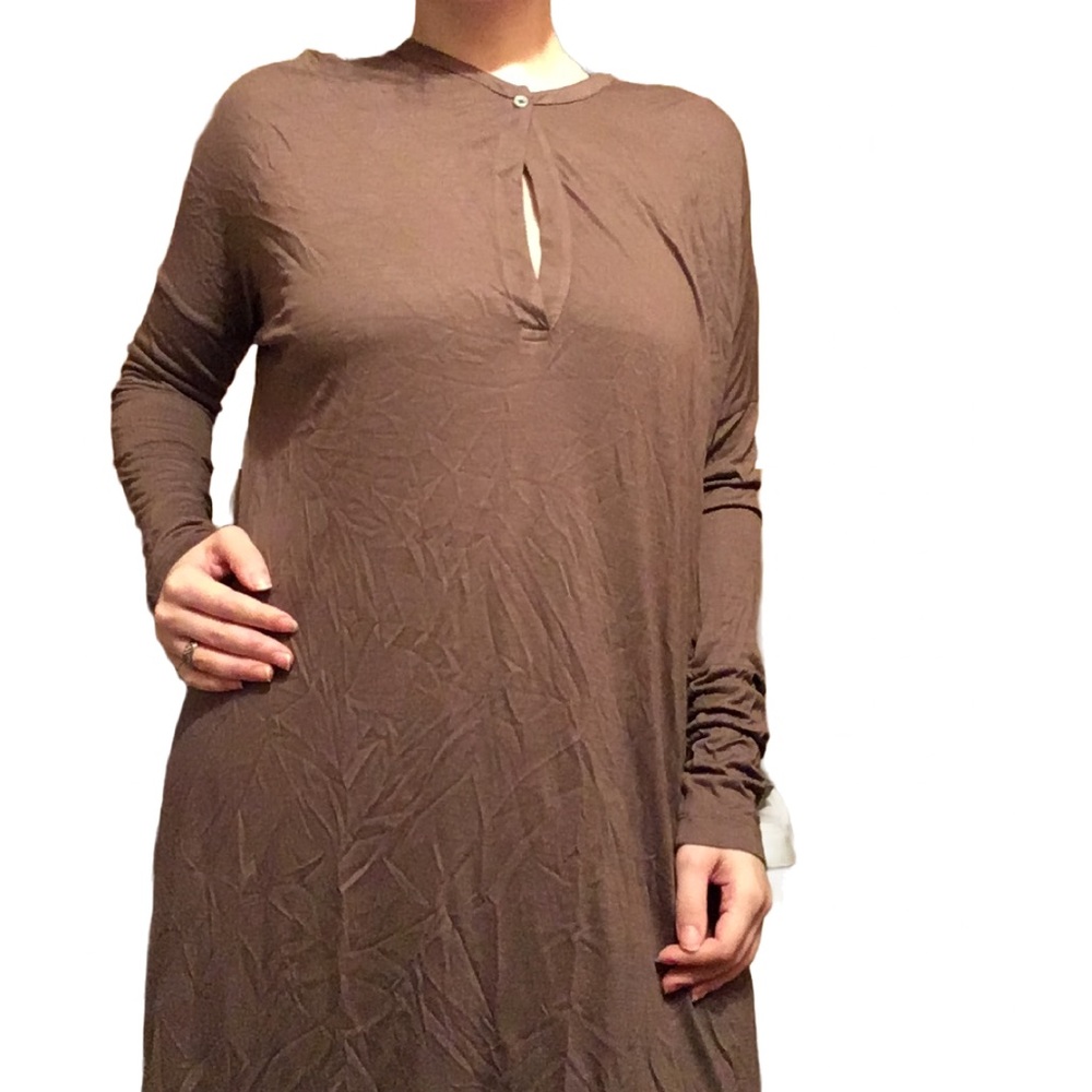 Vince medium brown long sleeve top